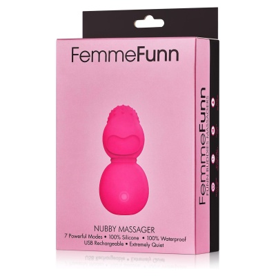 FEMMEFUNN NUBBY MASSAGER  PINK - 1
