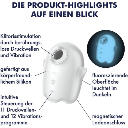 Satisfyer Glowing Ghost White - 3