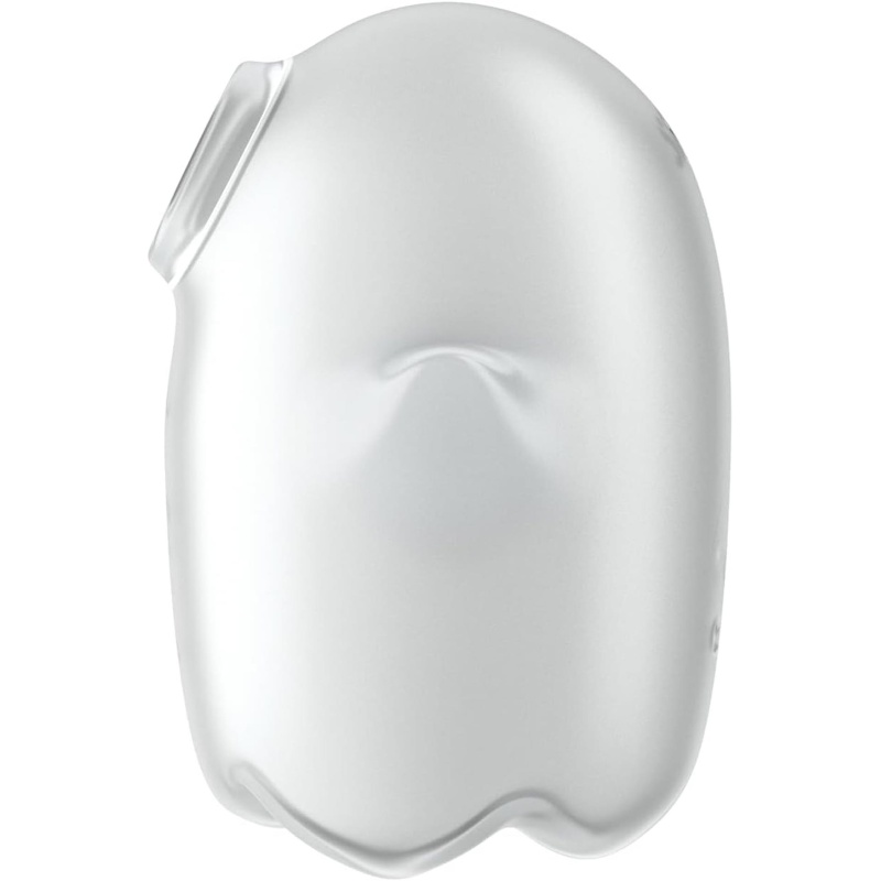 Kompaktowy wibrator Glowing Ghost White z technologią Air Pulse, 2 niezależnymi silnikami i silikonem medycznym IPX7 - 7