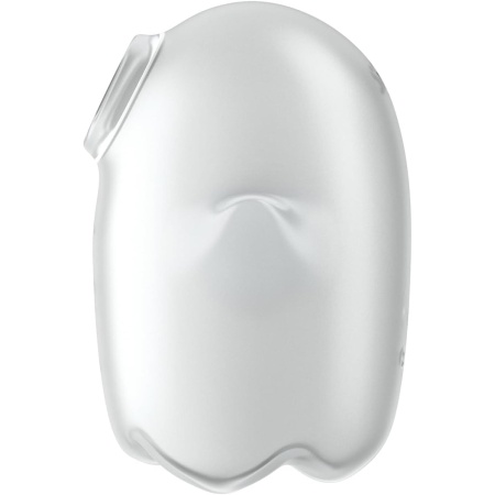Kompaktowy wibrator Glowing Ghost White z technologią Air Pulse, 2 niezależnymi silnikami i silikonem medycznym IPX7 - 7