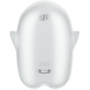 Kompaktowy wibrator Glowing Ghost White z technologią Air Pulse, 2 niezależnymi silnikami i silikonem medycznym IPX7 - 9