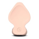Dildo Slipskin Girthy - realistyczne jądra, zakrzywiony kształt, 17,8 cm, kompatybilne z uprzężą - 6