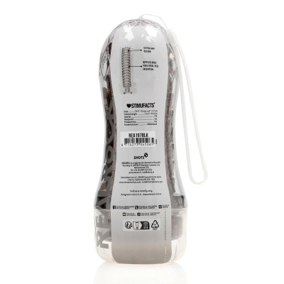 Masturbator męski Easy Rider Textured - teksturowany TPE, nieelektryczny, 21 cm - 1 2