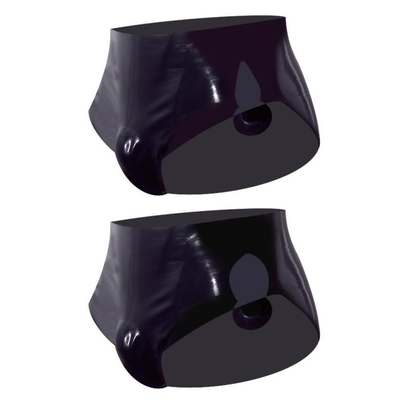 Men's Latex Briefs with PlugXL - 5