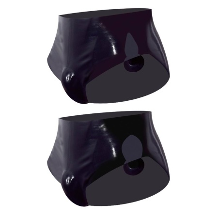 Men's Latex Briefs with PlugXL - 5