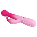 Wibrator królik Dejon BW-500014-4 - 7 funkcji wibracji, 4 tryby rotacji, 4 poziomy wypychania, 3,7 x 22,6 cm - 7