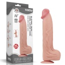 Dildo King Sized Sliding Skin 36 cm Jasny Różowy - 1