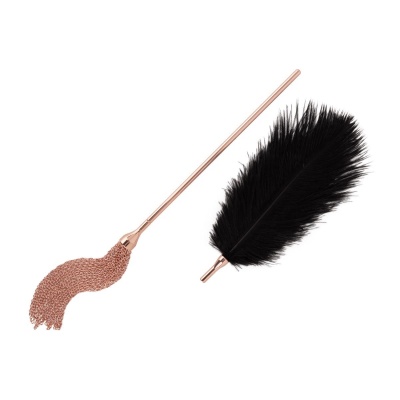 Rosy Gold - Feather Tickler & Whip - Rosegold - 1