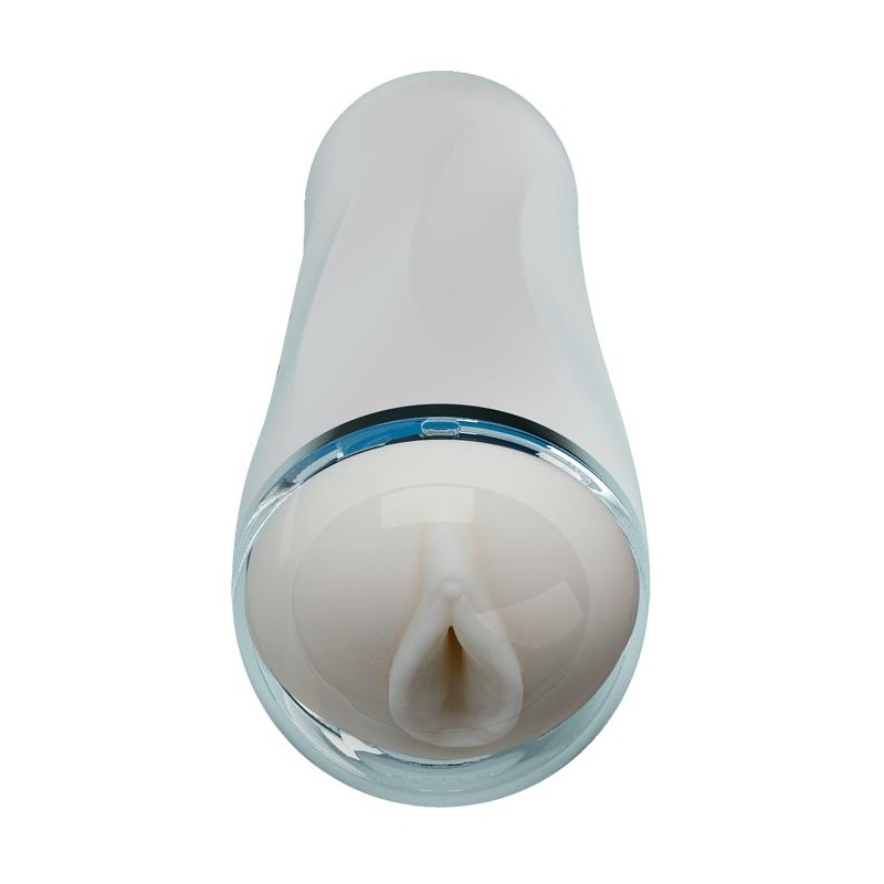 Masturbator White z funkcją wibracji - 4