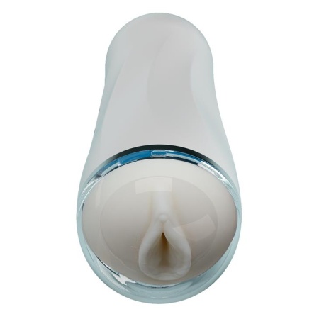 Masturbator White z funkcją wibracji - 4