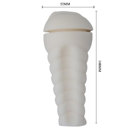 Masturbator White z funkcją wibracji - 8