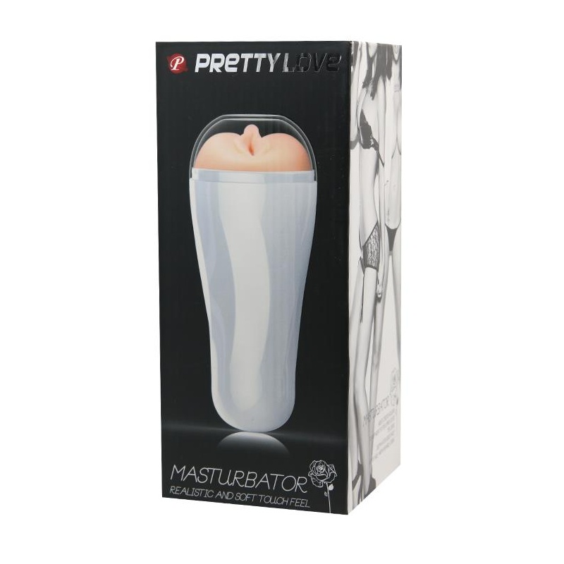 Masturbator White z funkcją wibracji - 10