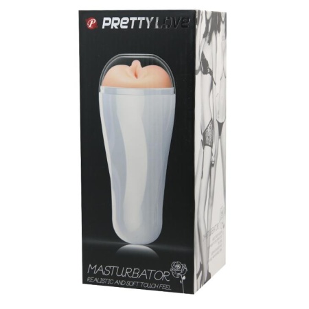 Masturbator White z funkcją wibracji - 10