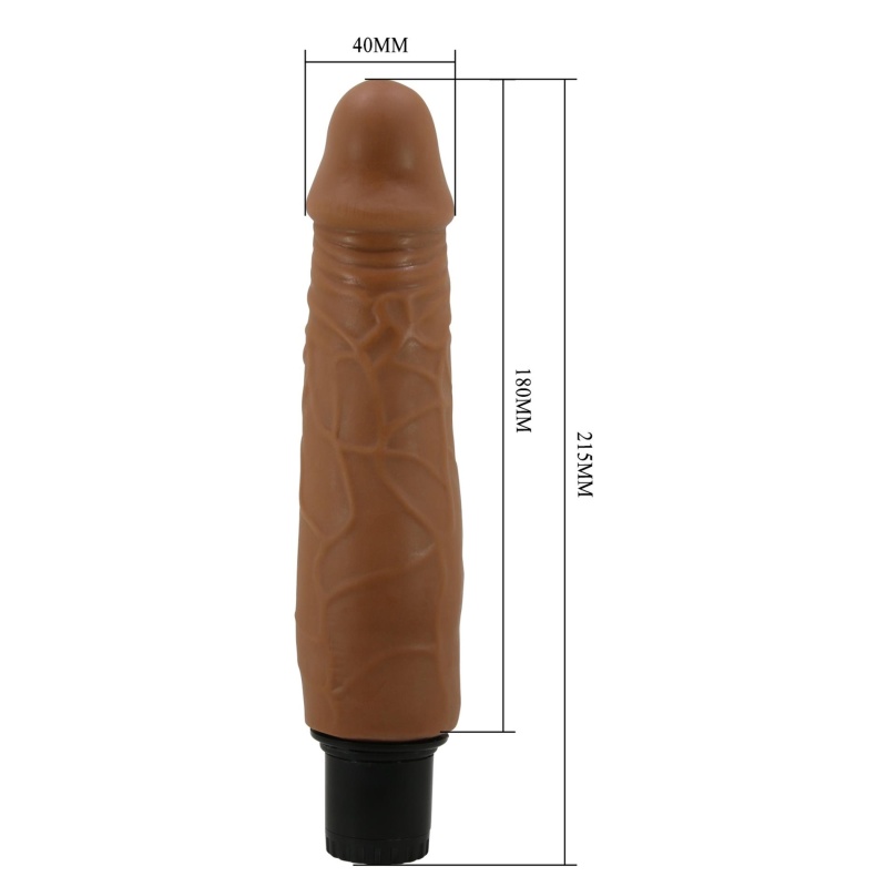 Dildo wibrujące Waldorf Sliding Skin 21,5 cm - 9