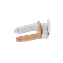 The Ultra Soft Double Vibrating 5.8 cala (14.7 cm) – wibrator analny z pierścieniem - 2