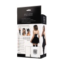 Glossy Elisia, dress, wetlook, black, S - 5