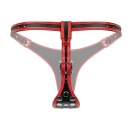 Uprząż Strap-On Triple Dildo Fetish Collection - z trzema odpinanymi dildo, regulacja obwodu 54-106 cm - 3