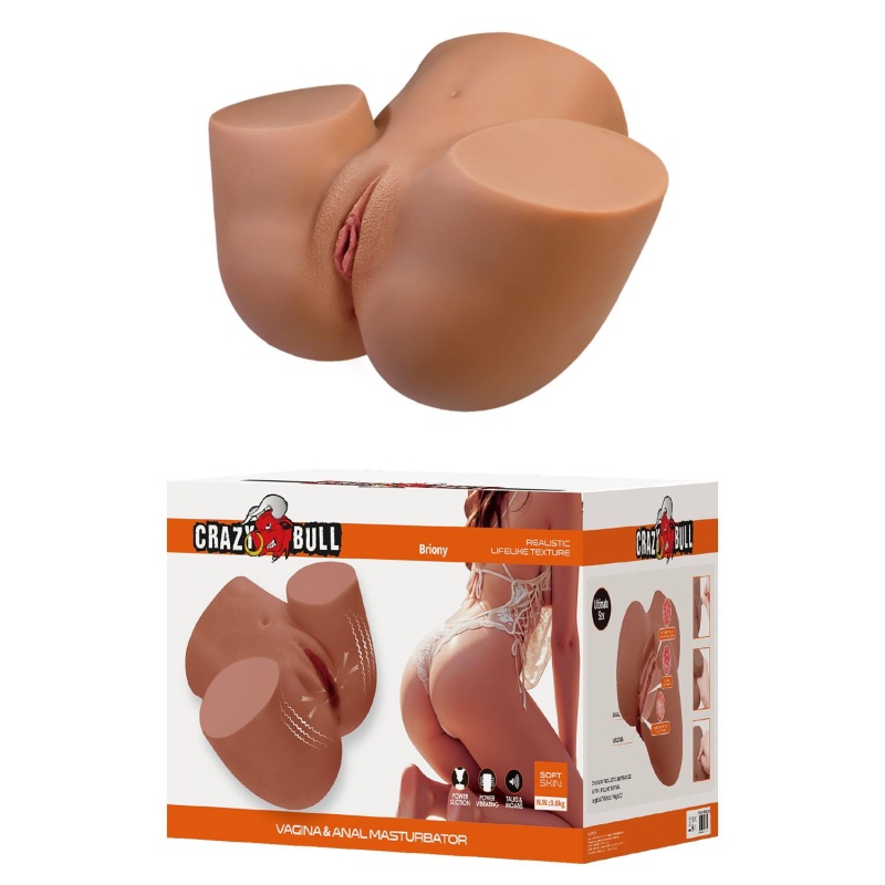 Masturbator Briony z wibracjami i ssaniem 36 x 32 x 19 cm - 1