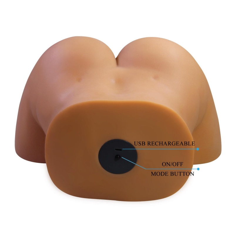 Masturbator Briony z wibracjami i ssaniem 36 x 32 x 19 cm - 7