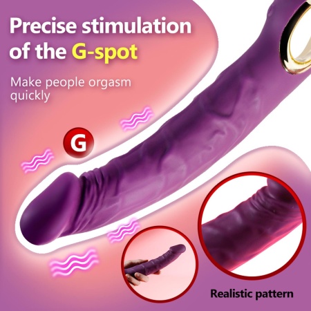 Realistic Vibrator PURPLE - 10