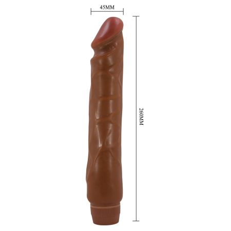 Wibrator dildo Barbara Jack 10'' z wielostopniowymi wibracjami, 25,4 cm - 9