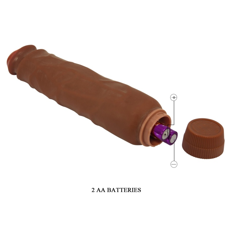 Wibrator dildo Barbara Jack 10'' z wielostopniowymi wibracjami, 25,4 cm - 11