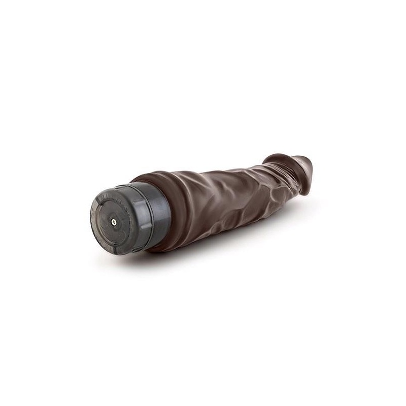 Wibrator realistyczny VIBE 6 Chocolate - regulacja twist-dial, 21,5 cm - 4