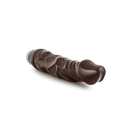 Wibrator realistyczny VIBE 6 Chocolate - regulacja twist-dial, 21,5 cm - 5