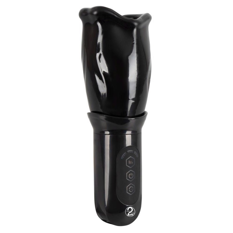 Masturbator obrotowy STROKER Rotating z rękawem TPE, 4 tryby obrotu, 21,2 cm - 3