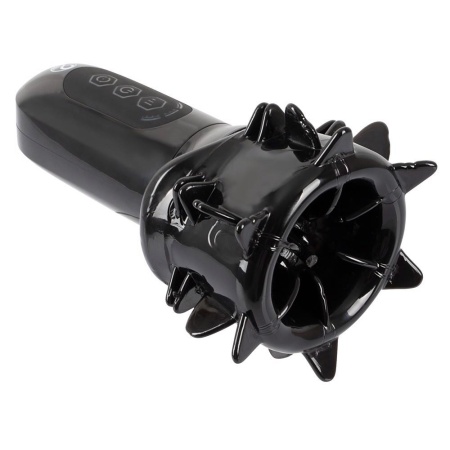 Masturbator obrotowy STROKER Rotating z rękawem TPE, 4 tryby obrotu, 21,2 cm - 8