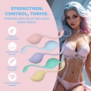 Pelvic Stem Kegel Kit - Multicolor - 4