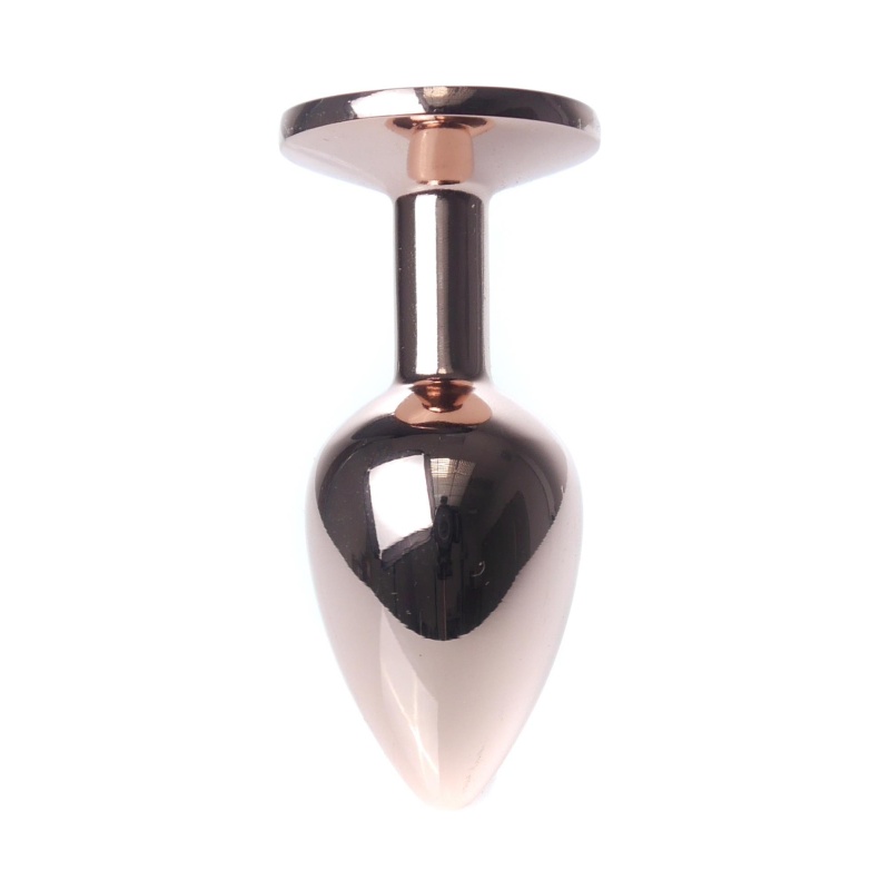 Biżuteria analna Red Gold PLUG Red - stal nierdzewna, bulwiasty kształt, 7 cm x 2,7 cm - 5
