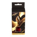 Biżuteria analna Red Gold PLUG Red - stal nierdzewna, bulwiasty kształt, 7 cm x 2,7 cm - 9