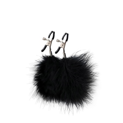 Feather nipple clamps with adjustablepressure, and soft comfortable pads - 1