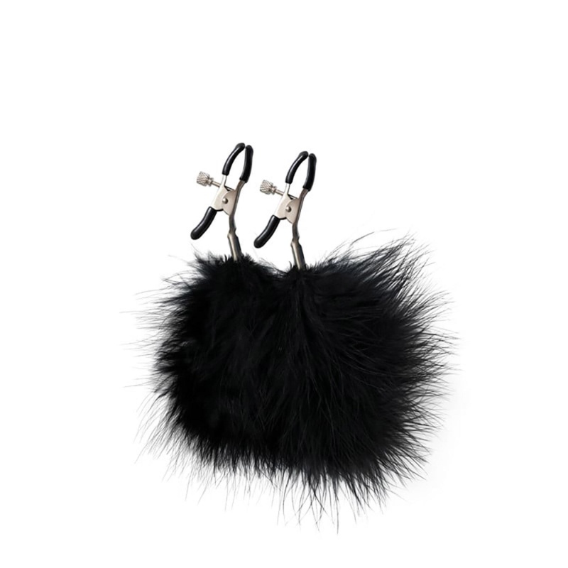 Feather nipple clamps with adjustablepressure, and soft comfortable pads - 1