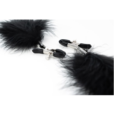 Feather nipple clamps with adjustablepressure, and soft comfortable pads - 1 2