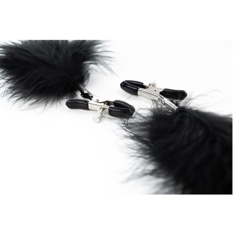 Feather nipple clamps with adjustablepressure, and soft comfortable pads - 2
