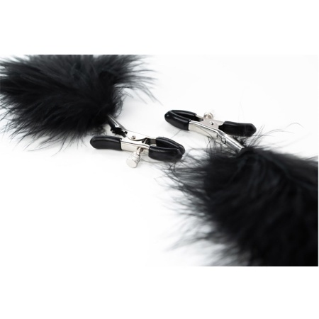 Feather nipple clamps with adjustablepressure, and soft comfortable pads - 2