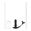 Masażer prostaty Tri O - silikon, ruch posuwisty i wibracje, 12 cm - 7