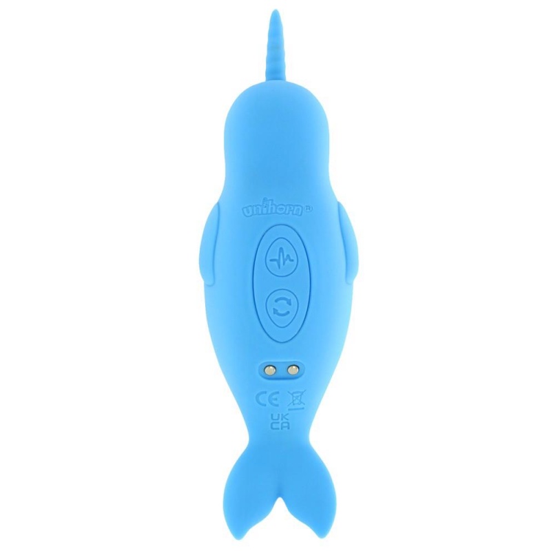Stymulator łechtaczki Unihorn of the Sea – The Narwhal, dwustronny, 2 silniki, 14,3 cm - 7
