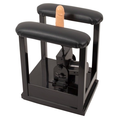 Maszyna do seksu The Banger Sit-On-Me — rama siedziskowa z regulacją kąta i długości skoku do 8 cm, wymiary 27 × 36 × 46 cm - 1 2