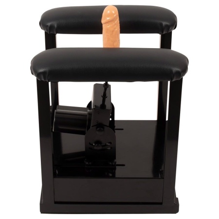 Maszyna do seksu The Banger Sit-On-Me — rama siedziskowa z regulacją kąta i długości skoku do 8 cm, wymiary 27 × 36 × 46 cm - 5