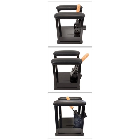 Maszyna do seksu The Banger Sit-On-Me — rama siedziskowa z regulacją kąta i długości skoku do 8 cm, wymiary 27 × 36 × 46 cm - 7