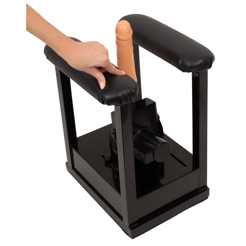 Maszyna do seksu The Banger Sit-On-Me — rama siedziskowa z regulacją kąta i długości skoku do 8 cm, wymiary 27 × 36 × 46 cm - 8