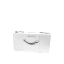 Le Wand Bow - zakrzywione, dwustronne dildo ze stali nierdzewnej, 17,8 cm - 1