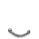 Le Wand Bow - zakrzywione, dwustronne dildo ze stali nierdzewnej, 17,8 cm - 5
