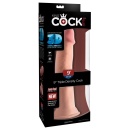 Dildo KCP 9 Triple Density Cock – trójgęstościowa konstrukcja z twardym rdzeniem, miękką powłoką TPE i przyssawką, długość 26,7 - 1