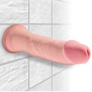 Dildo KCP 9 Triple Density Cock – trójgęstościowa konstrukcja z twardym rdzeniem, miękką powłoką TPE i przyssawką, długość 26,7 - 4