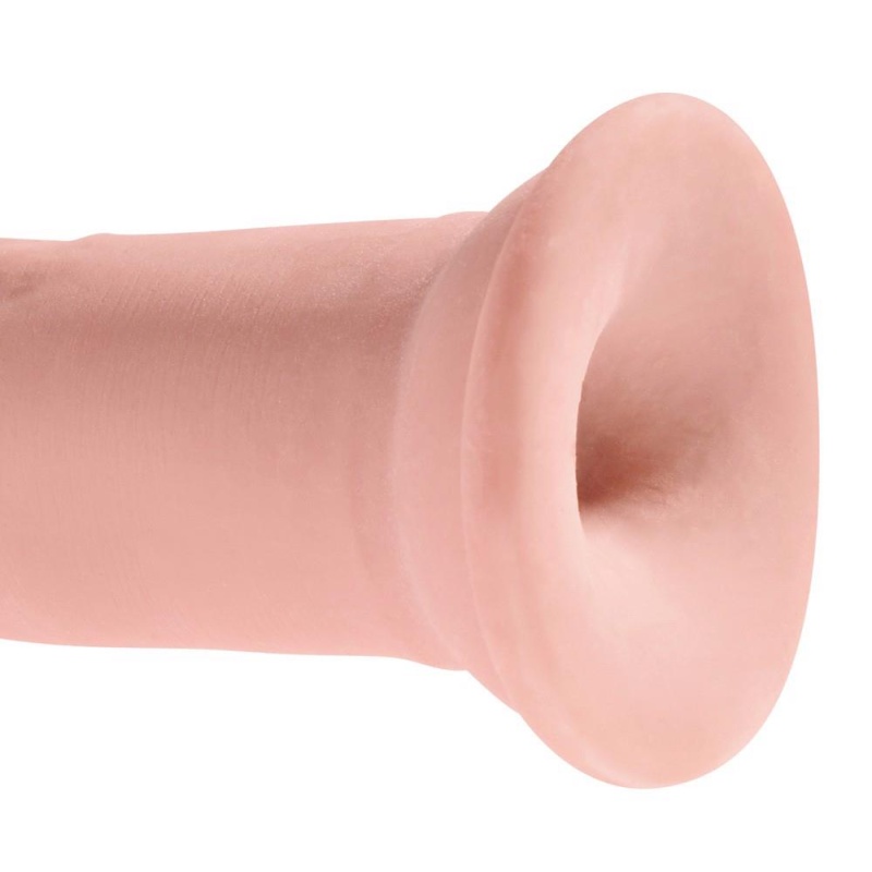 Dildo KCP 9 Triple Density Cock – trójgęstościowa konstrukcja z twardym rdzeniem, miękką powłoką TPE i przyssawką, długość 26,7 - 6