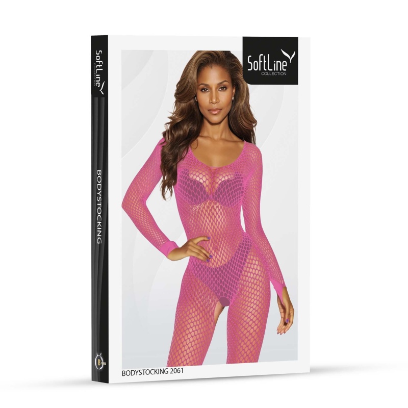 Bodystocking 2061 pink - 3